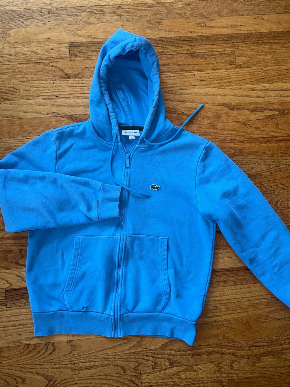 Lacoste Women  Blue Zip-Up Hoodie and sweatpants Set